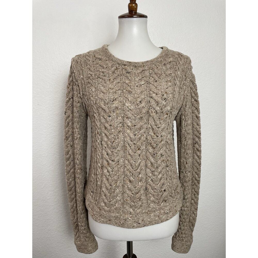 Rag & Bone Sweater Pullover Tweed Wool Blend Knit Stretch